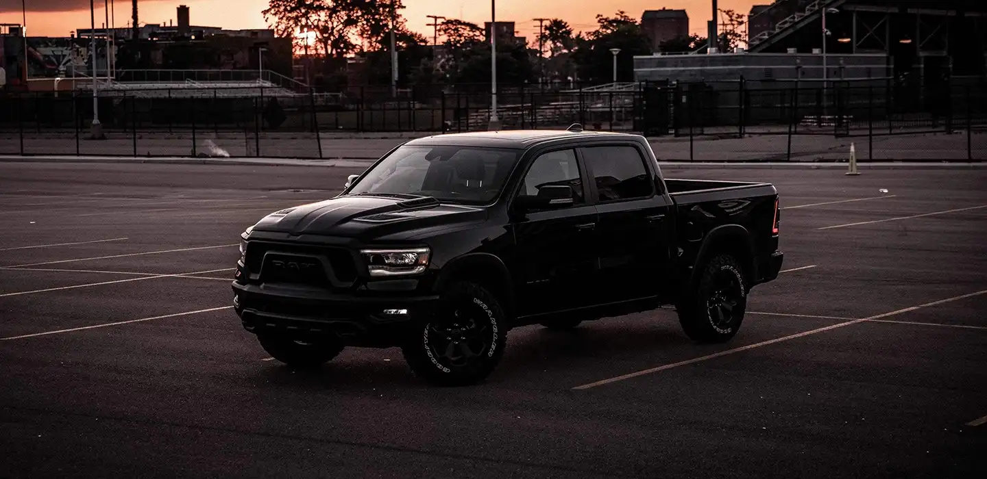 2023 Ram 1500 at the lake