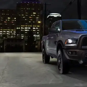 2023 Ram 1500 Parked at Night