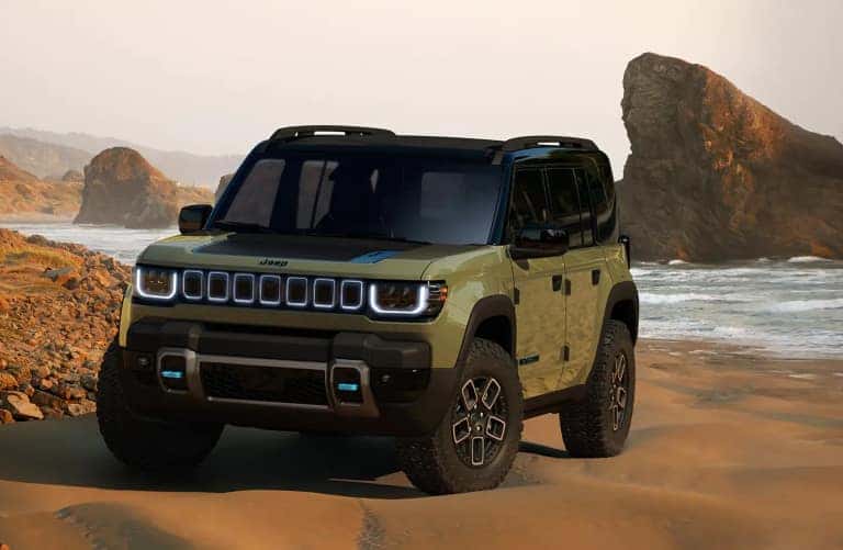 Jeep Recon EV on Beach