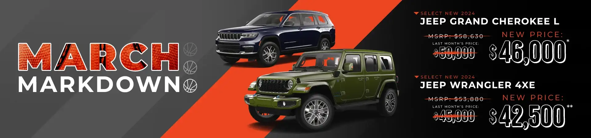DCJR $ off on Select New 2024 Jeeps
