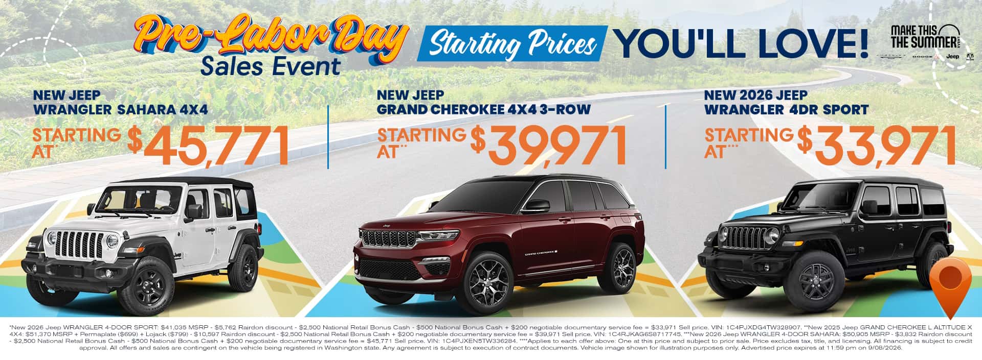 Rairdon Pre Labor Day Sales Event