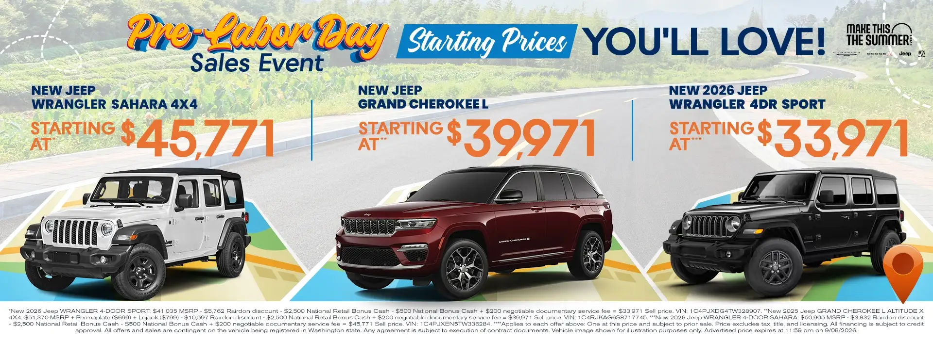 Rairdon Pre Labor Day Sales Event