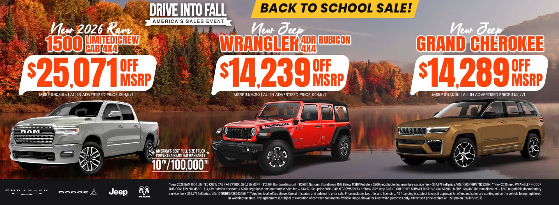 Rairdon's Back to School Sale