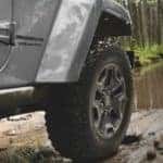 jeep wheel in mud