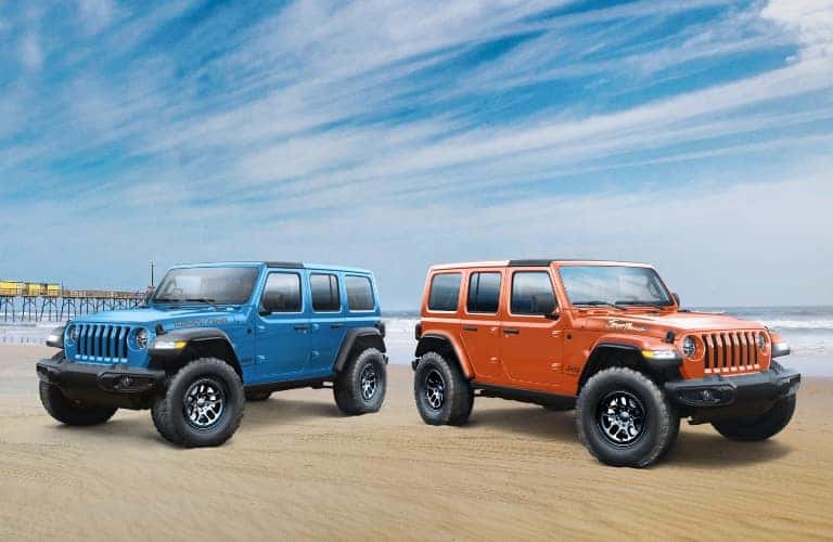 2023 Jeep Wrangler High Tide and Jeep Beach