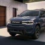 2025 RAM 1500 REV Exterior Driver Side Front Profile while Charging