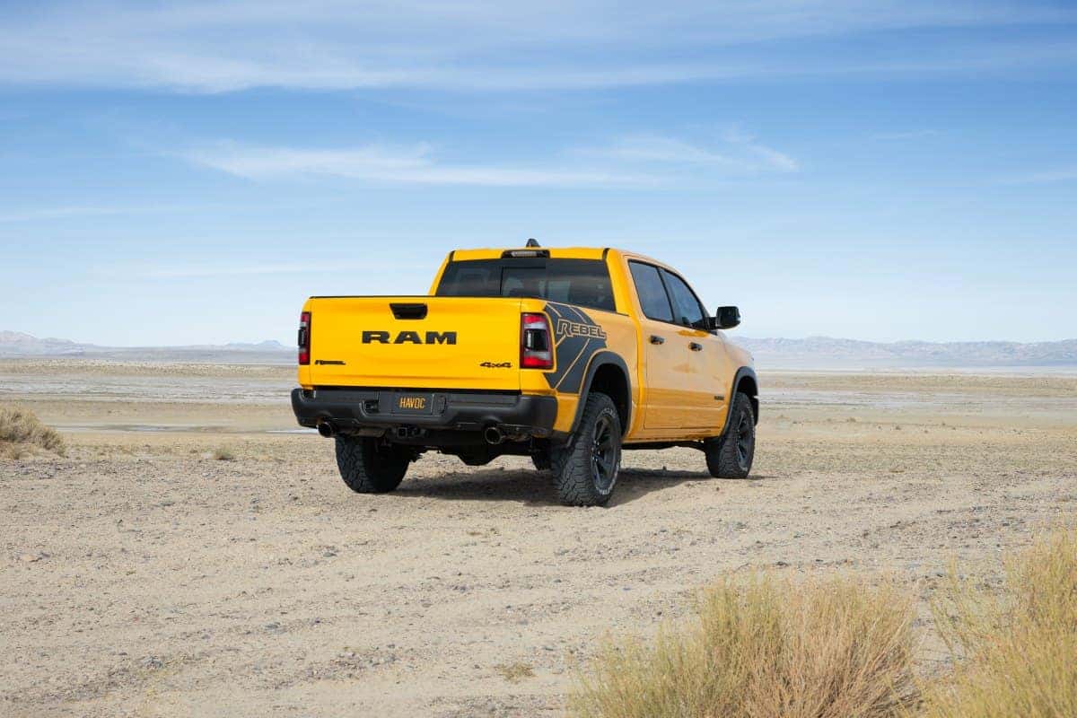 2024 RAM 1500 Rebel Havoc Edition Exterior Passenger Side Rear Angle