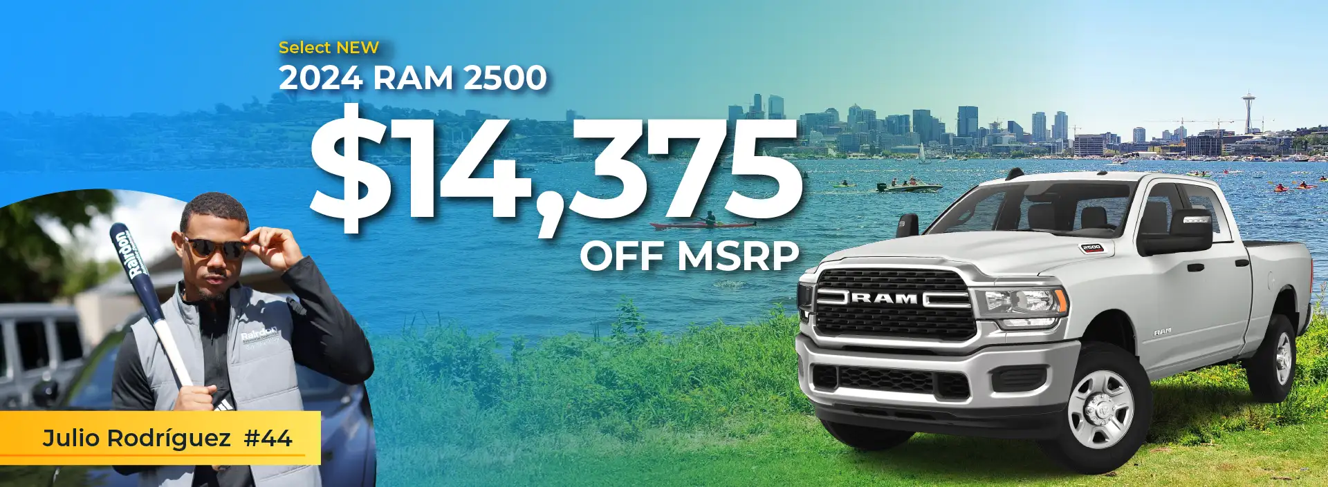 $14,375 off MSRP on Select New 2024 RAM 2500
