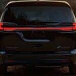2023 Chrysler Pacifica Hybrid Rear View Parked at Boat Dock