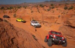 2024 Jeep Wrangler Lineup in Rocky Terrain
