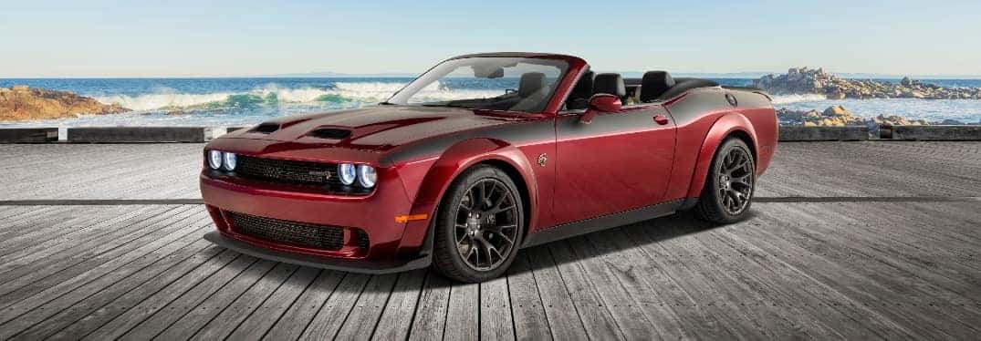 Front Diagonal View of 2022 Dodge Challenger Convertible
