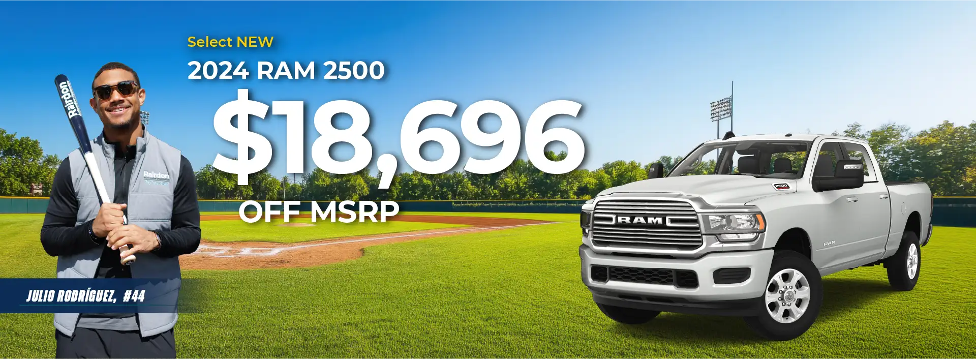 $18,696 off MSRP on Select New 2024 RAM 2500