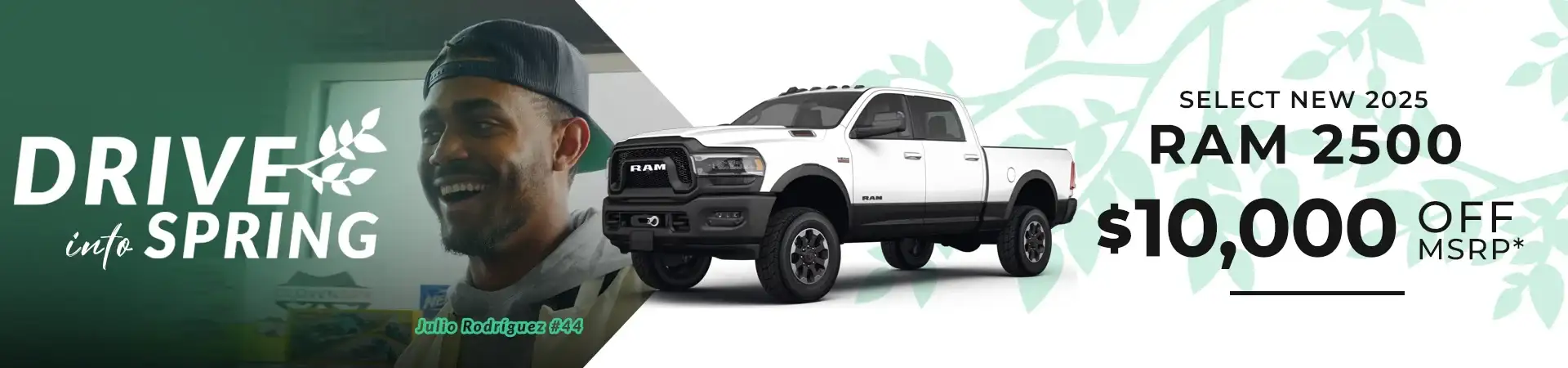 $10,000 off MSRP on Select New 2025 RAM 2500