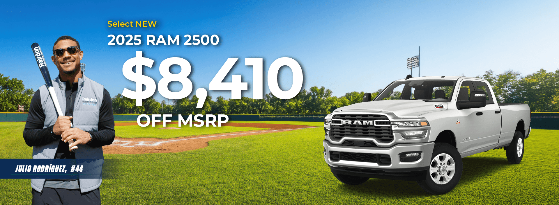 $8,410 off MSRP on Select New 2025 RAM 2500