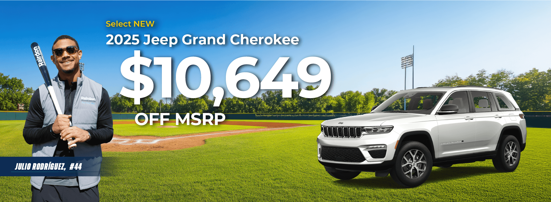 $10,649 off MSRP on Select New 2025 Jeep Grand Cherokee