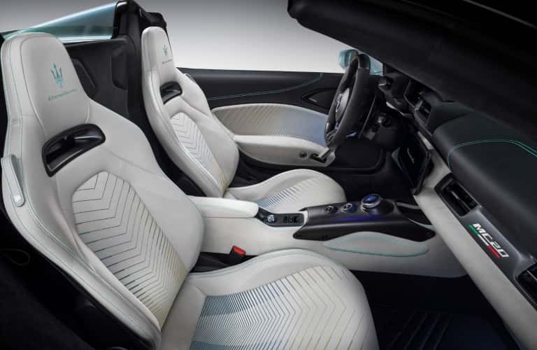 2023 Maserati MC20 White Leather Interior