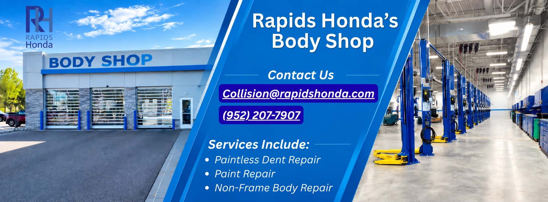 Rapids Honda | Collision Center and Body Shop