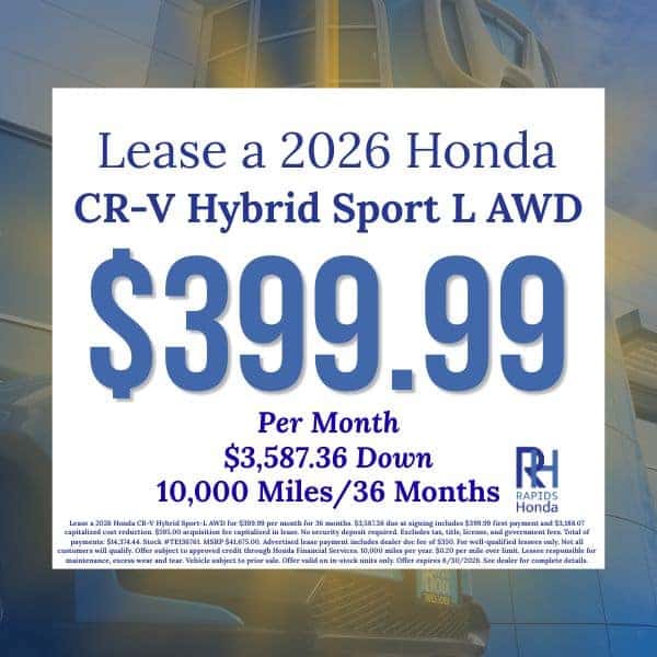 2026 Honda CR-V Hybrid Sport-L AWD
