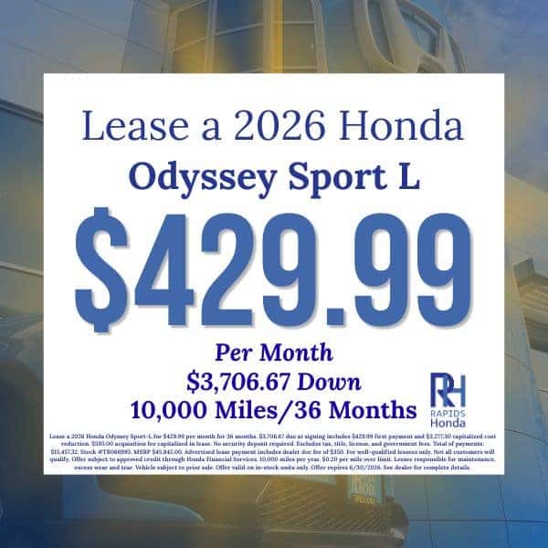 2026 Honda Odyssey Sport L 