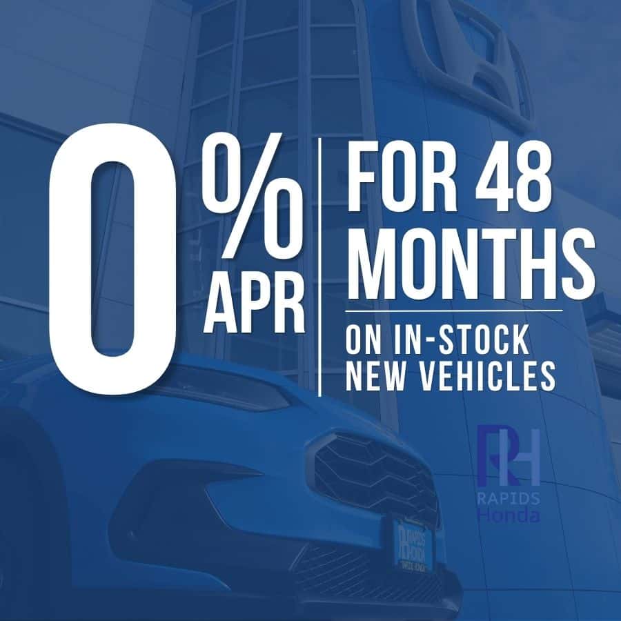 0% APR On New Vehicles