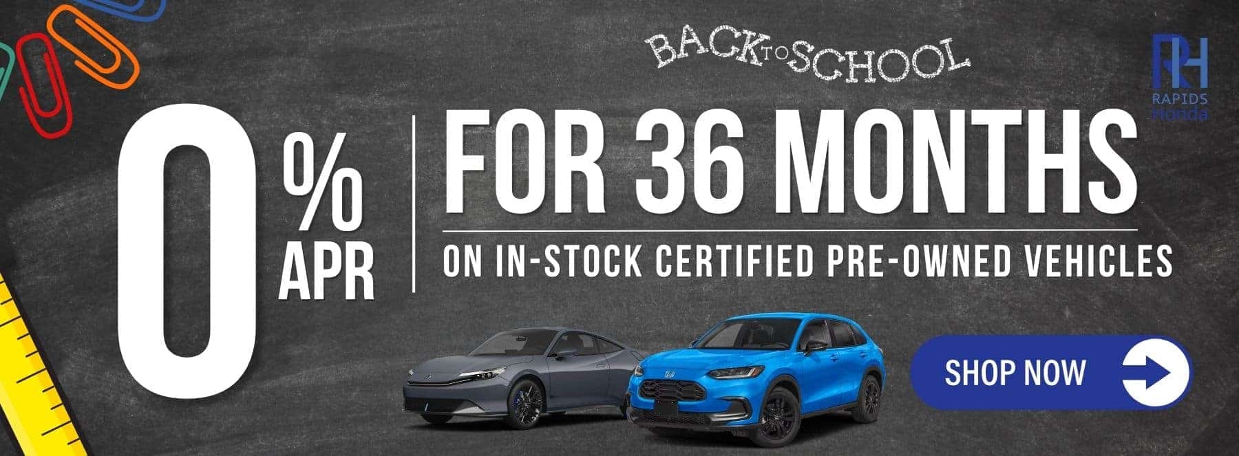 Rapids Honda | 0% APR Certified Pre-owned
