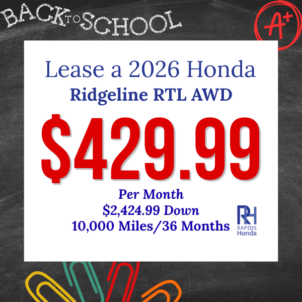 2026 Honda Ridgeline RTL AWD
