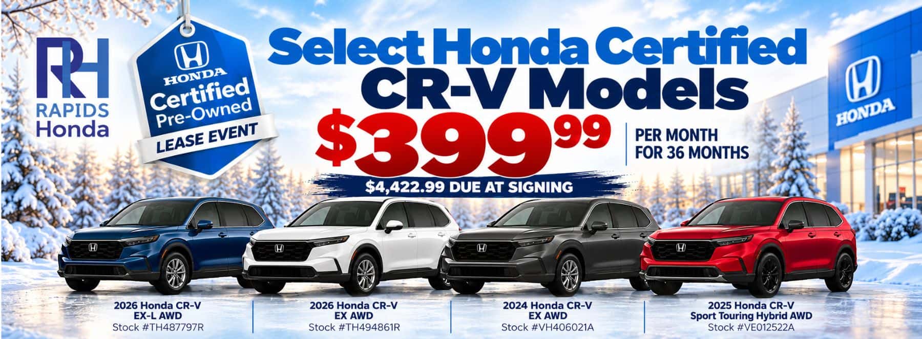 certified lease offer rapids honda