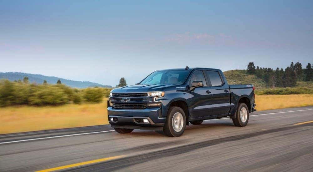 blue 2019 chevy silverado
