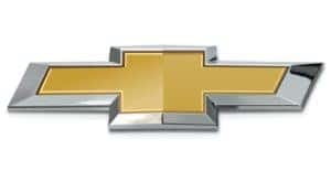 The Chevy logo is shown against a white background.