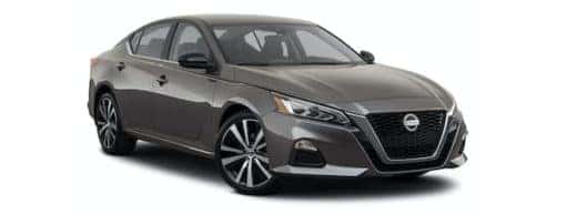A grey 2022 Nissan Altima is angled right.