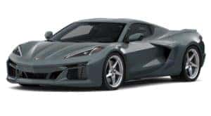 A grey 2024 Chevy Corvette E-Ray 3LZ is angled left.