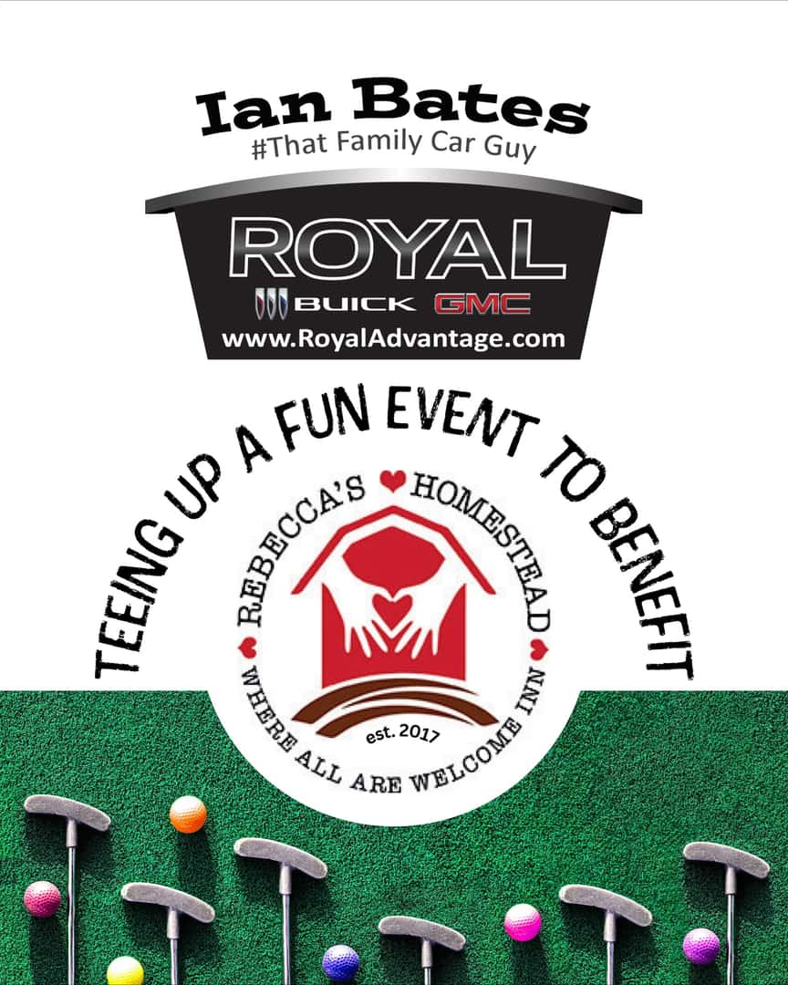 TEEING UP A FUN EVENT TO BENEFIT REBECCA'S HOMESTEAD