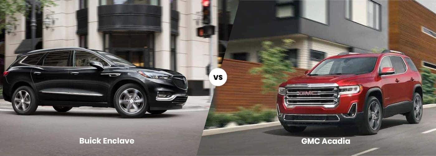 2021 Buick Enclave Vs 2021 GMC Acadia Stanley ND