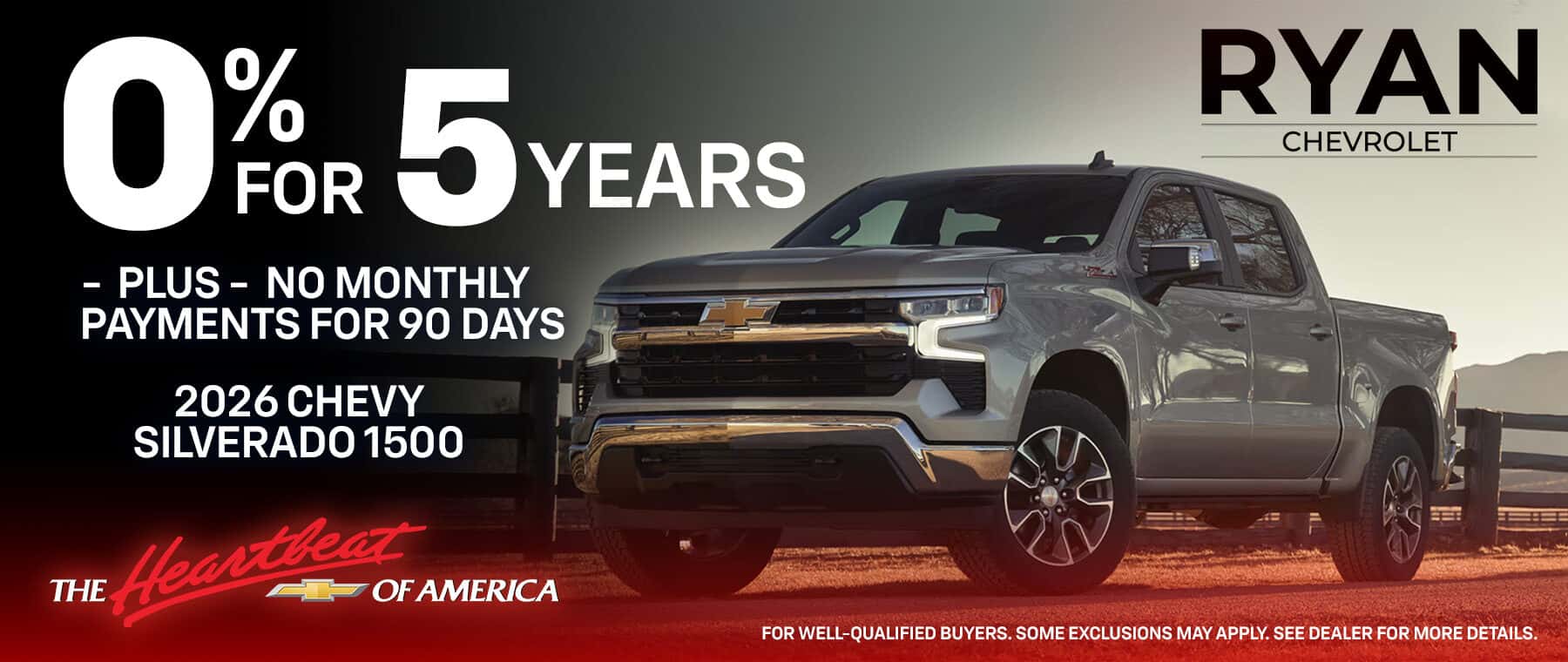 Silverado Heartbeat of America 0% for 5 years