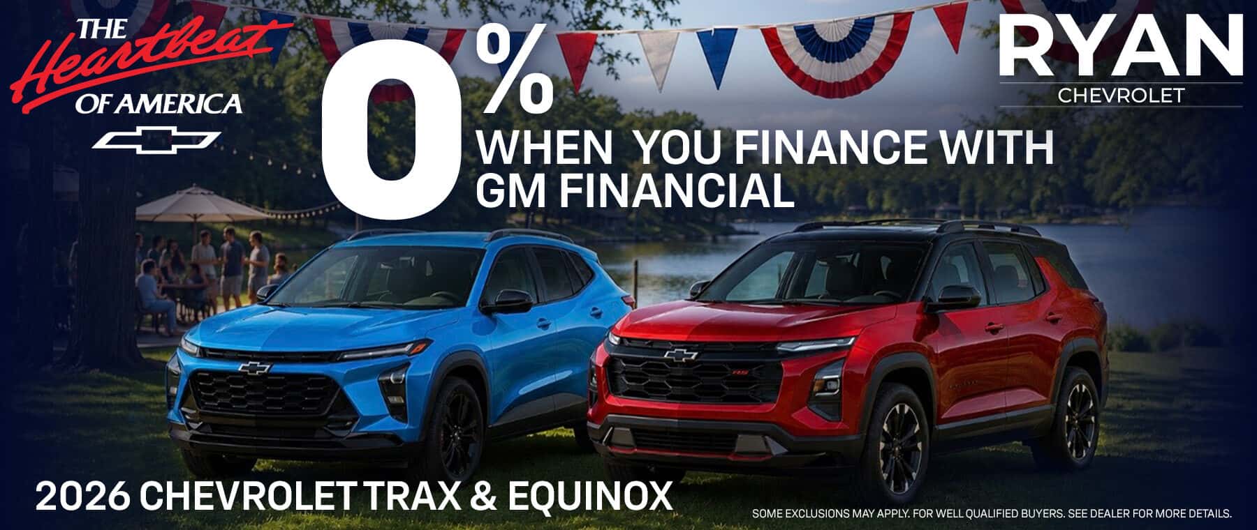 Heartbeat of America 0% APR for Trax & Equinox