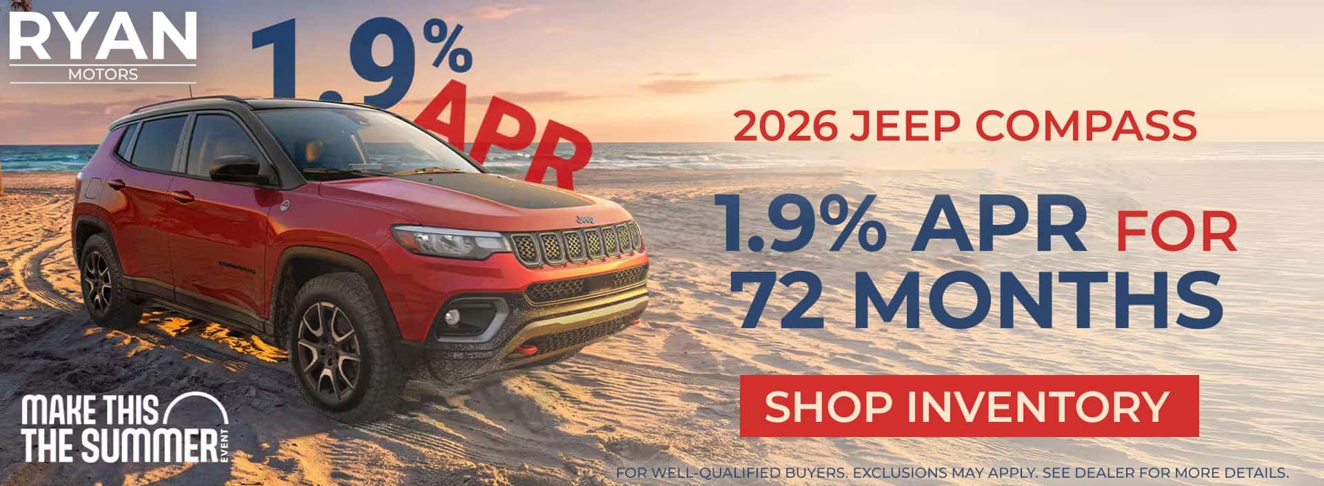 Compass 1.9% for 72 Months