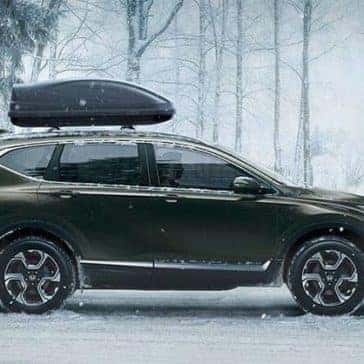2019 Honda CR-V Parked in Snow