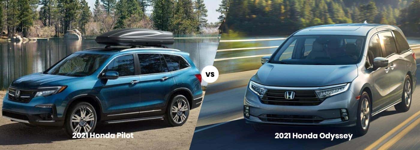 2021 Honda Pilot vs. Odyssey