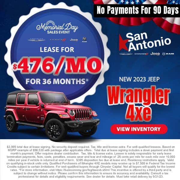 New 2023 Jeep Wrangler 4xe