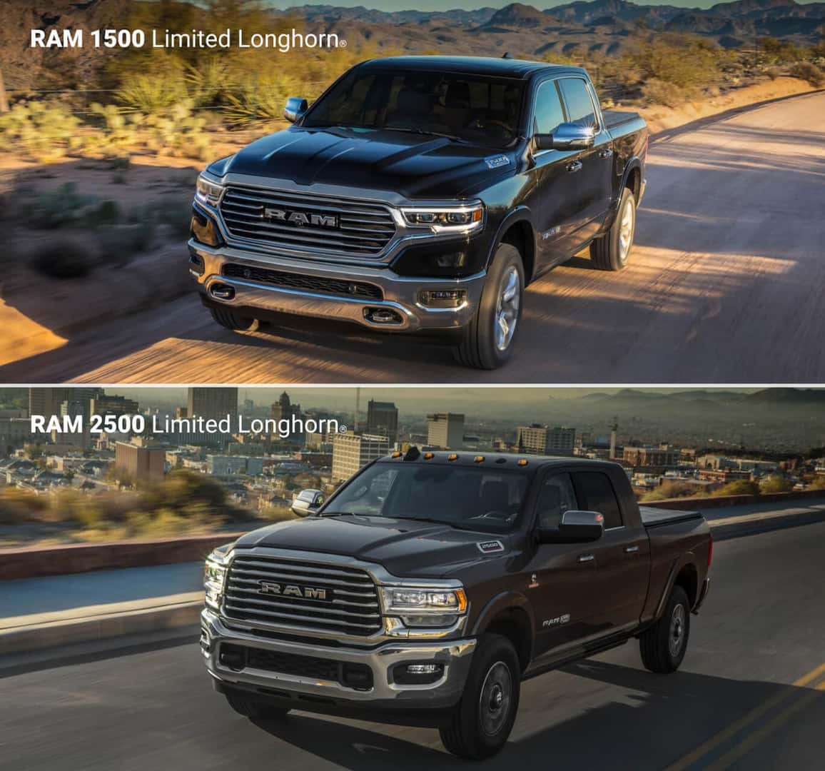 2025 Ram 1500 vs. 2024 Ram 2500: Specs