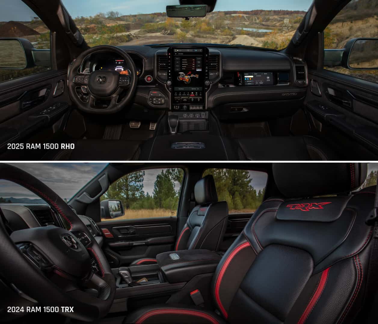 2025 Ram 1500 RHO vs. TRX: Off-Road Capability