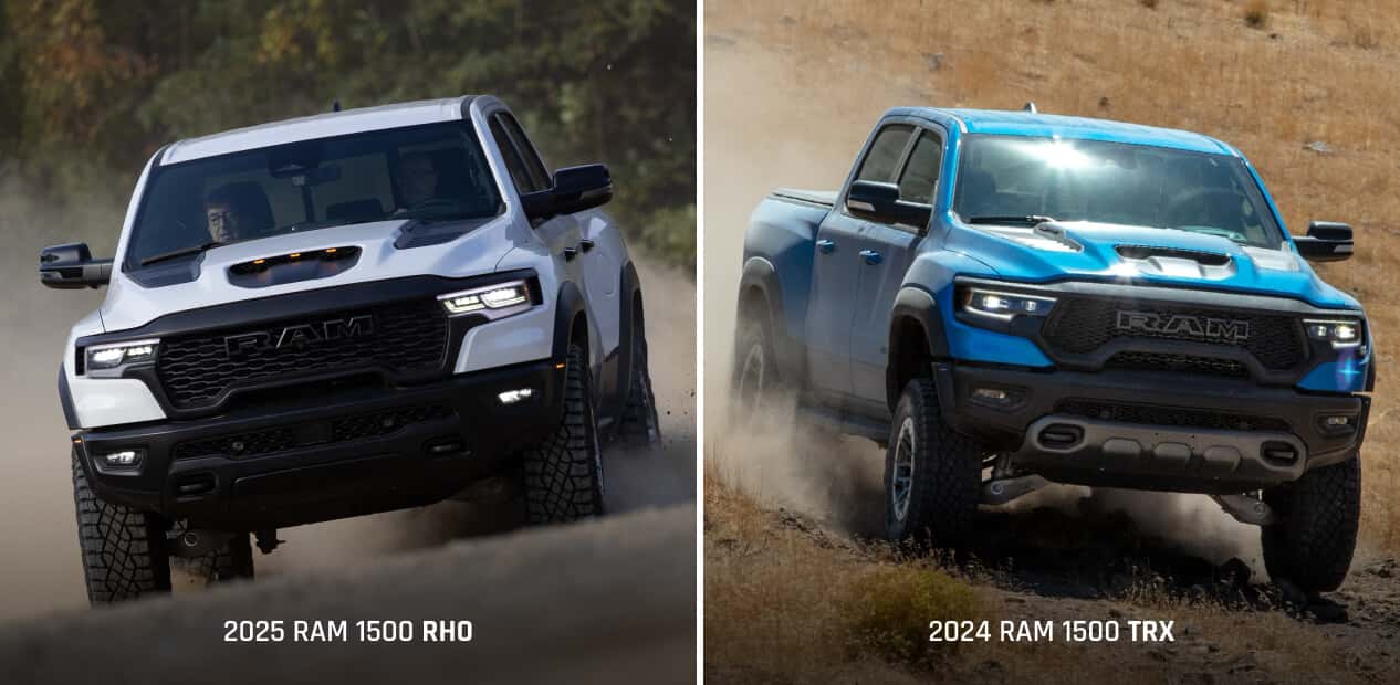 2025 Ram 1500 RHO vs. TRX: Interior Features