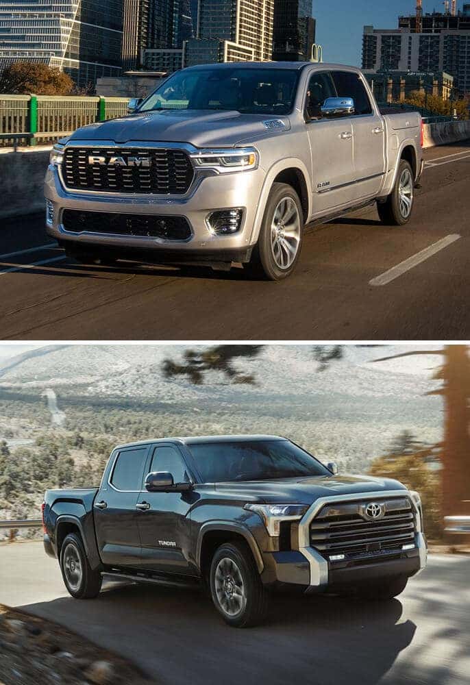 Ram 1500 vs. Toyota Tundra