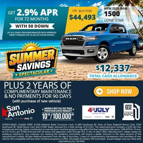 New 2026 RAM 1500 Lone Star