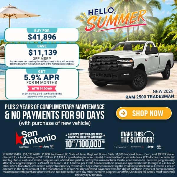 New 2026 RAM 2500 Tradesman 