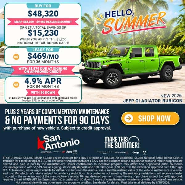 New 2026 Jeep Gladiator Rubicon