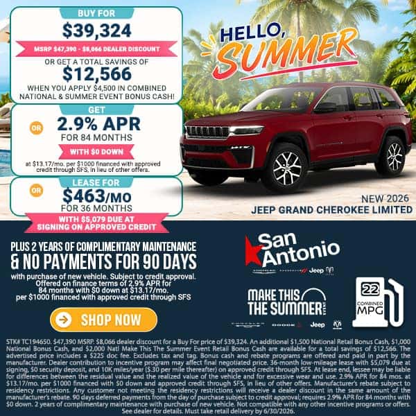 New 2026 Jeep Grand Cherokee Limited