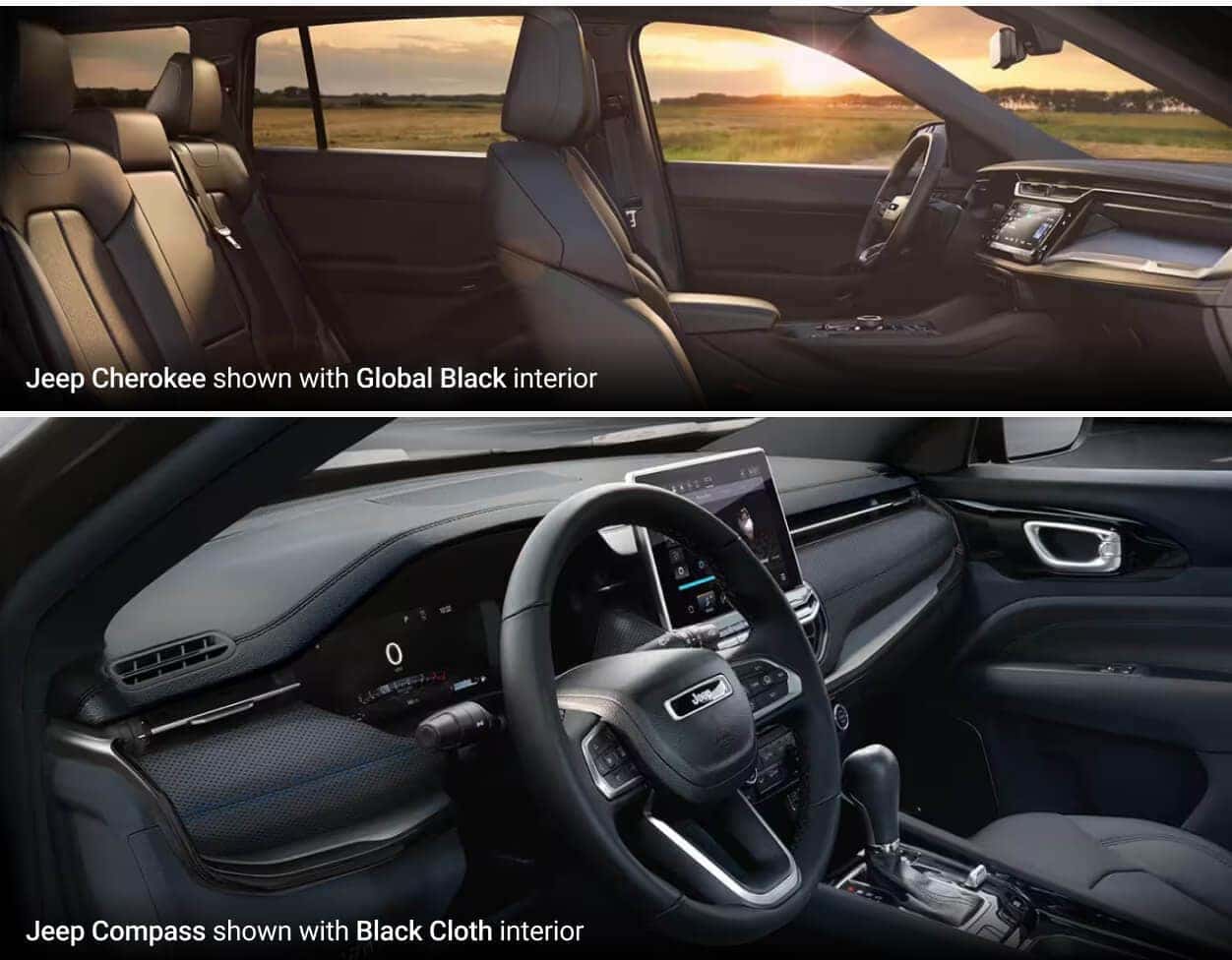 How Do the Jeep Compass vs. Cherokee Interiors Compare?