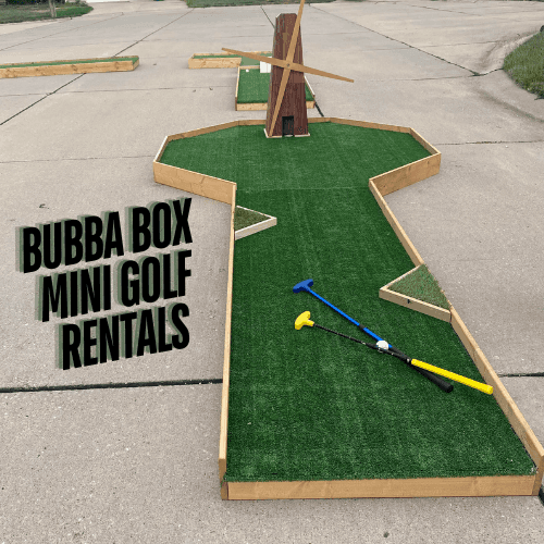 bubba box mini golf rentals