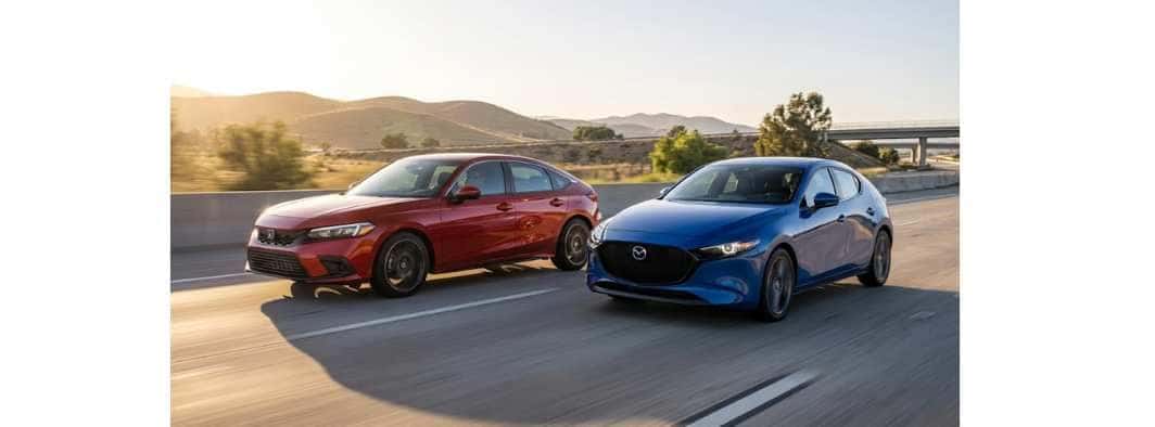 2026 civic hatchback vs mazda 3